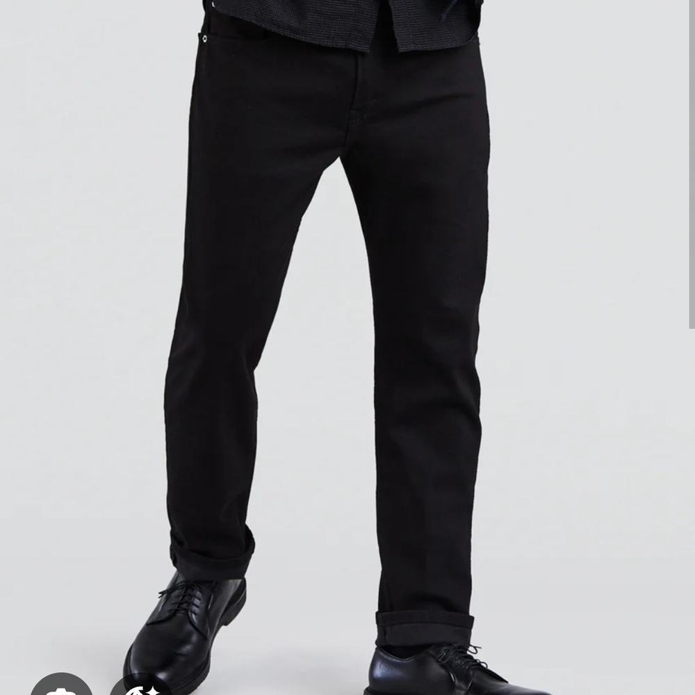 Levi's Men's Relaxed Fit Black Jeans